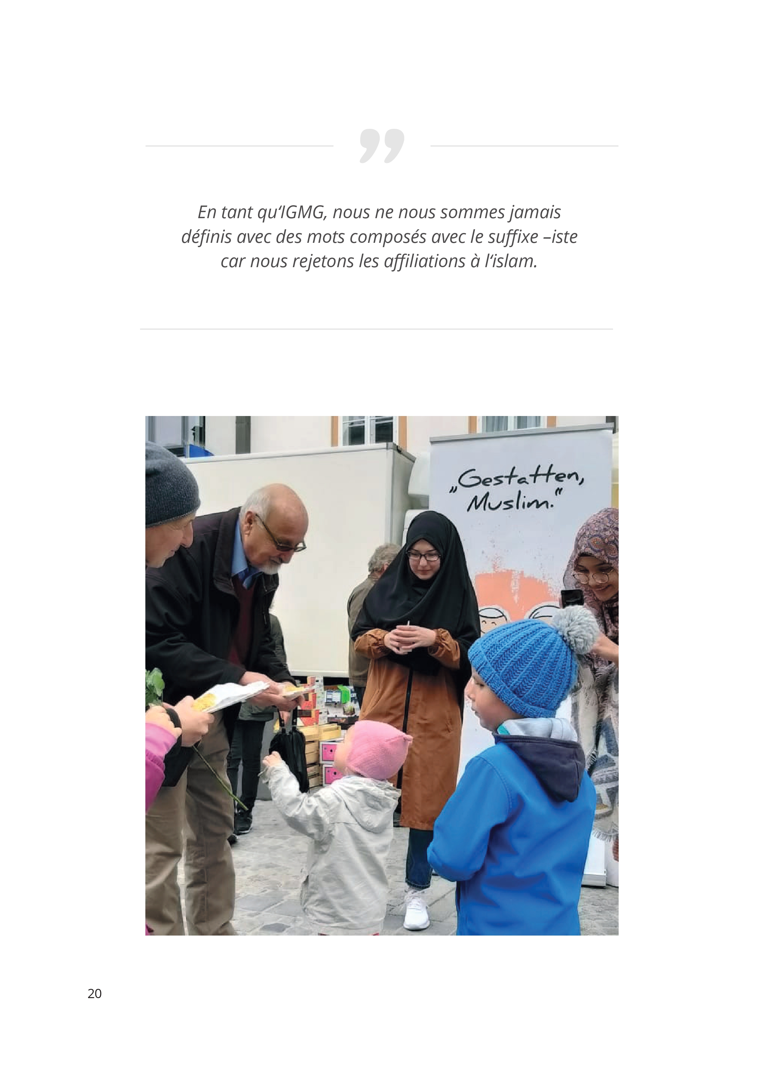 Le Passé et le Présent de l'IGMG/CIMG